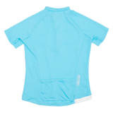 Cycling Womens Jersey Blue 1/4 Zip S