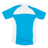 Cycling Mens Jersey Blue 1/4 Zip S