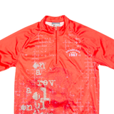 Cycling Boys Jersey Red 1/4 Zip L