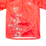 Cycling Boys Jersey Red 1/4 Zip L