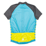 Cycling Mens Jersey Blue Full Zip L