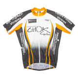 Cycling Mens Jersey Orange Full Zip 3XL