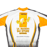 Cycling Mens Jersey Orange Full Zip 3XL