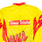 Cycling Mens Jersey Yellow Long Sleeve Full Zip XL