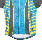 Cycling Mens Jersey Blue Full Zip L