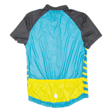 Cycling Mens Jersey Blue Full Zip L