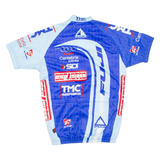 Cycling Mens Jersey Blue Full Zip M