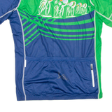 Cycling Mens Jersey Green Full Zip XL