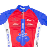 Cycling Mens Jersey Red Full Zip M