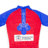 Cycling Mens Jersey Red Full Zip M