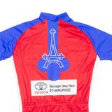 Cycling Mens Jersey Blue Full Zip M