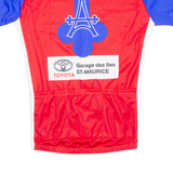 Cycling Mens Jersey Blue Full Zip M