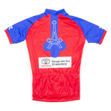 Cycling Mens Jersey Blue Full Zip M