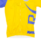 Cycling Womens Jersey Yellow Full Zip L