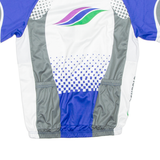 Cycling Mens Jersey Blue Full Zip M