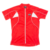Cycling Mens Jersey Red Full Zip XL