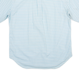 NAUTICA Classic Fit Wrinkle Resistant Mens Shirt Blue Check L