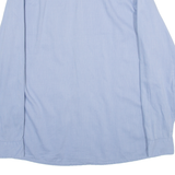 JACK WOLFSKIN Mens Plain Shirt Blue Long Sleeve M
