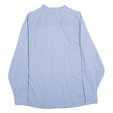 JACK WOLFSKIN Mens Plain Shirt Blue Long Sleeve M