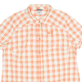 JACK WOLFSKIN Womens Shirt Orange Check 2XL