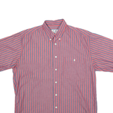 E.B COMPANY Casual Wear Mens Shirt Red Striped XL