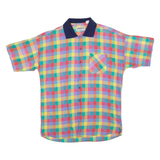 SOUTHWEST CASTLE Mens Shirt Red Gingham M