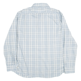 NAUTICA Mens Shirt Blue Check Long Sleeve 2XL