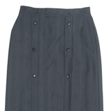 Womens Straight Skirt Black Midi 90s Striped M
