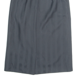 Womens Straight Skirt Black Midi 90s Striped M