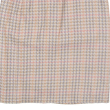 Womens Straight Skirt Beige Knee Length Chevron M