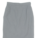 Womens Flare Skirt Grey Knee Length S