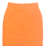 MODELE Womens Straight Skirt Orange Knee Length S