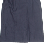 Womens Straight Skirt Blue Midi S