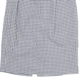 Womens Pencil Skirt White Knee Length Houndstooth M
