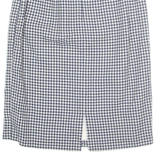 Womens Pencil Skirt White Knee Length Houndstooth M
