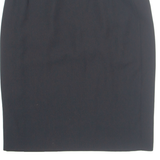 MARIE CLEMENCE Womens Straight Skirt Black Knee Length M