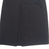HAMMER Womens Pleated Skirt Black Midi M