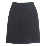HAMMER Womens Pleated Skirt Black Midi M