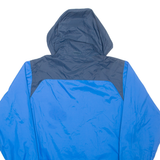 COLUMBIA Cape Epic Mens Rain Jacket Blue Nylon Hooded M