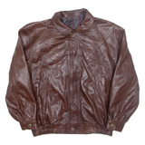 MODA PELLE Mens Jacket Brown Leather XL