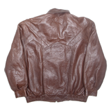 MODA PELLE Mens Jacket Brown Leather XL