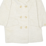 Womens Overcoat Coat Cream M