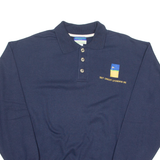 MEDIAWARE Mens Sweatshirt Blue Collared M