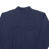 MEDIAWARE Mens Sweatshirt Blue Collared M