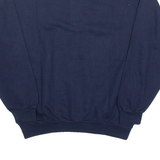 MEDIAWARE Mens Sweatshirt Blue Collared M