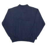 MEDIAWARE Mens Sweatshirt Blue Collared M