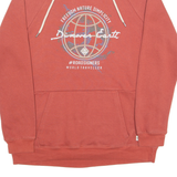 ROAD SIGN Mens Sweatshirt Orange High Neck 2XL