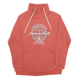 ROAD SIGN Mens Sweatshirt Orange High Neck 2XL