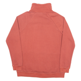 ROAD SIGN Mens Sweatshirt Orange High Neck 2XL