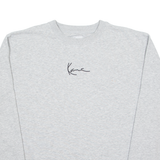 KARL KANI Mens Sweatshirt Grey Crewneck L